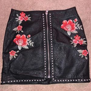 American Eagle Leather Skirt